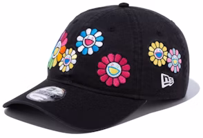 New Era x Takashi Murakami Cloth Strap 9Thirty Hat Black "Flower Allover" New Era x Takashi Murakami Cloth Strap 9Thirty Hat Black "Flower Allover"