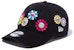 New Era x Takashi Murakami Cloth Strap 9Thirty Hat Black "Flower Allover"
