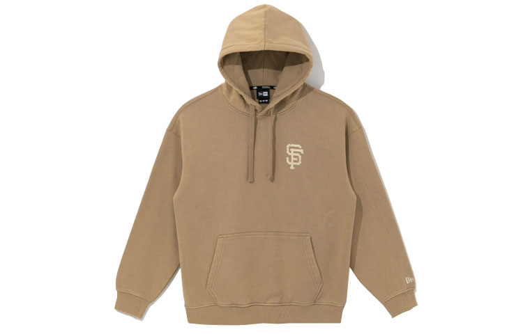 New Era x Wilson Pullover Sweatshirt with Back Logo Beige Unisex 12866537
