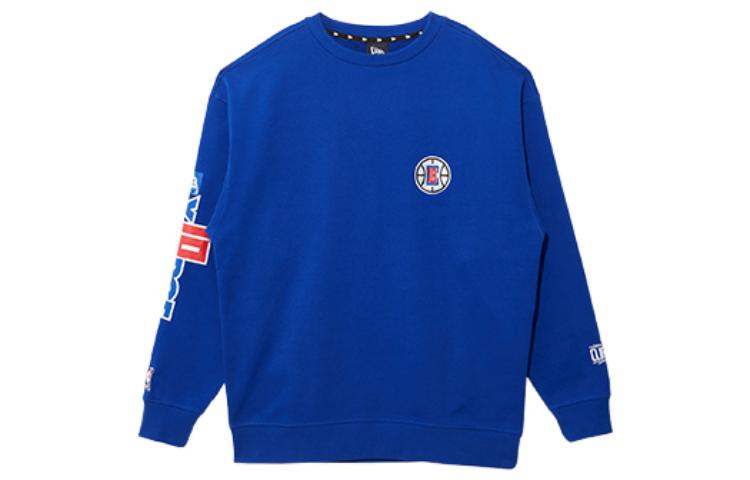 New Era x XLARGE SS22 LA Clippers Lettering Crewneck Sweatshirt Blue Unisex 13134288