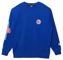 New Era x XLARGE SS22 LA Clippers Lettering Crewneck Sweatshirt Blue Unisex 13134288 New Era x XLARGE SS22 LA Clippers Lettering Crewneck Sweatshirt Blue Unisex 13134288