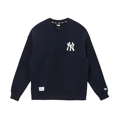 New Era Yankees Navy Fleece Lined Crewneck Sweatshirt Unisex 13353859