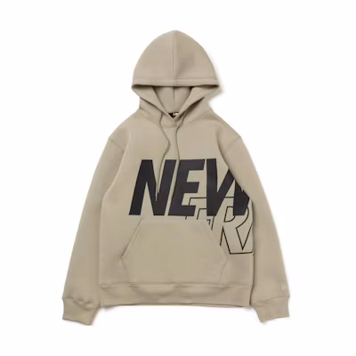 New Era Yellow Letter Print Hoodie Unisex Casual Long Sleeve 13755343