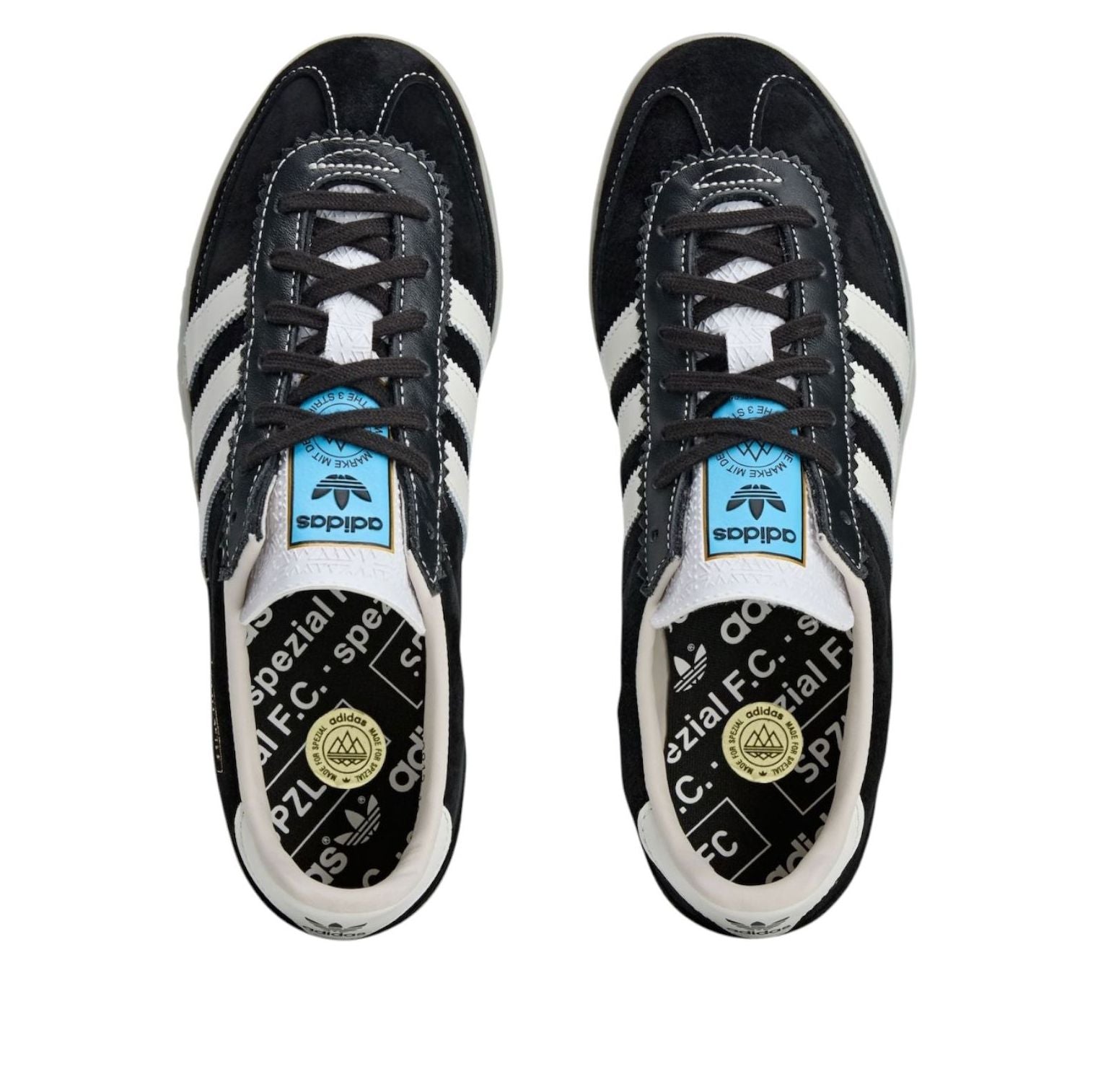 Shop 뉴캐슬 유나이티드 x 아디다스 오리지널스 로엘리 스페지알 '블랙 화이트' JQ9130