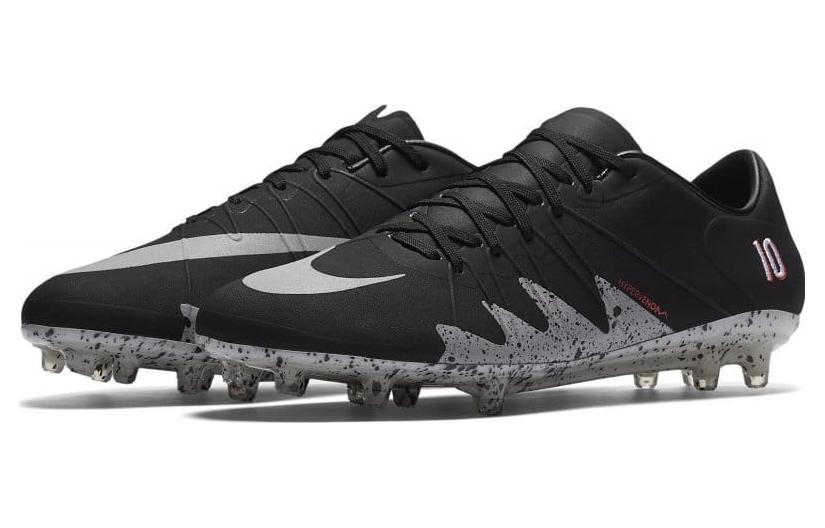 Neymar Hypervenom Phinish Jordan FG 'Black Metallic Silver' 圖 3