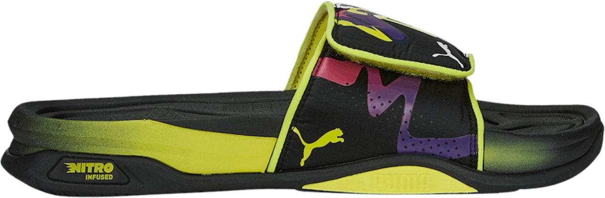 Neon 2025 puma slides