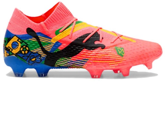 PUMA x NEYMAR JR x COPA AMÉRICA FUTURE 7 ULTIMATE AG(塑膠短釘)FG(塑膠長釘) 人工草地 防滑耐磨 足球鞋 男款 粉藍黑 Order PUMA x NEYMAR JR x COPA AMÉRICA FUTURE 7 ULTIMATE AG(塑膠短釘)FG(塑膠長釘) 人工草地 防滑耐磨 足球鞋 男款 粉藍黑