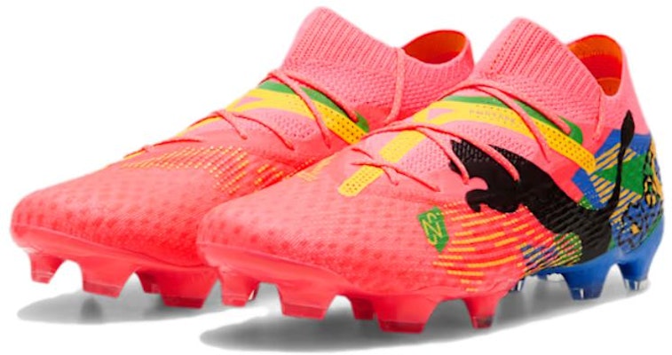 PUMA x NEYMAR JR x COPA AMÉRICA FUTURE 7 ULTIMATE AG(塑膠短釘)FG(塑膠長釘) 人工草地 防滑耐磨 足球鞋 男款 粉藍黑 Lookbook PUMA x NEYMAR JR x COPA AMÉRICA FUTURE 7 ULTIMATE AG(塑膠短釘)FG(塑膠長釘) 人工草地 防滑耐磨 足球鞋 男款 粉藍黑