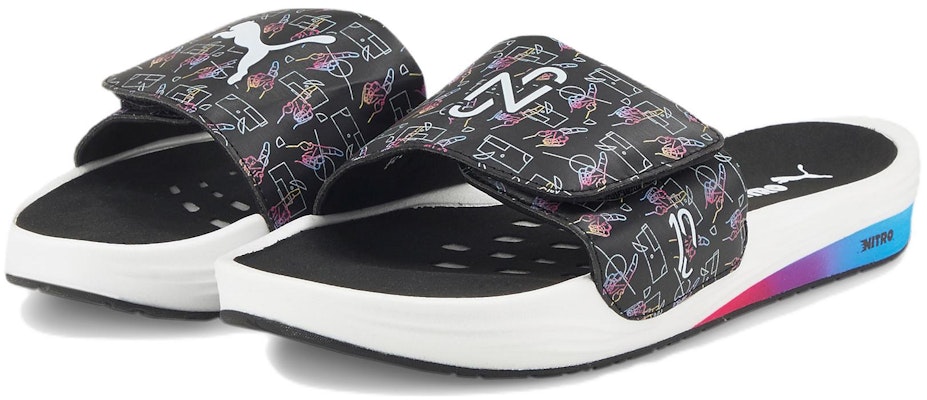 Neymar Jr. x Puma Nitrocat V Sandals 'Allover Print' 385701-01 Lookbook Neymar Jr. x Puma Nitrocat V Sandals 'Allover Print' 385701-01