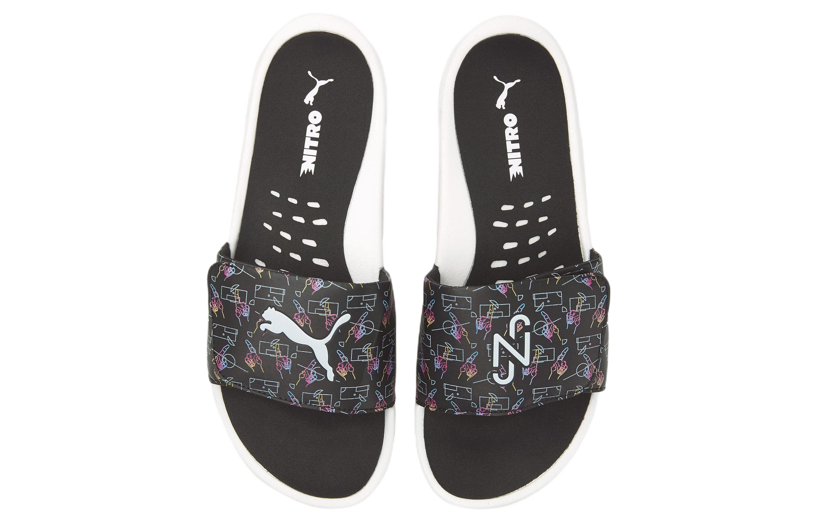 Shop Neymar Jr. x Puma Nitrocat V Sandalen ''Allover Print'' 385701-01