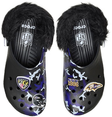 NFL x Crocs Classic Clog 'Baltimore Ravens' 213166-90H Order NFL x Crocs Classic Clog 'Baltimore Ravens' 213166-90H