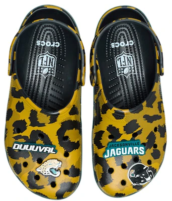 NFL x Crocs Classic Clog 'Jacksonville Jaguars' 213169-90H Order NFL x Crocs Classic Clog 'Jacksonville Jaguars' 213169-90H