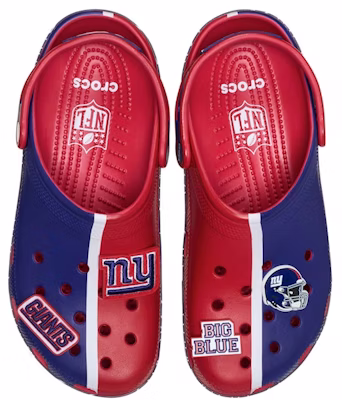 NFL x Crocs Classic Clog 'New York Giants' 212737-90H Order NFL x Crocs Classic Clog 'New York Giants' 212737-90H