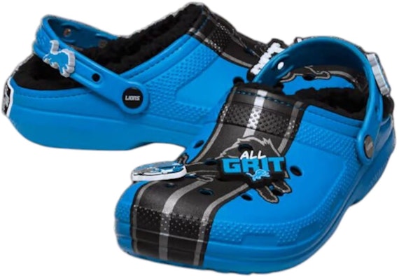NFL x Crocs Classic Lined Clog 'Detroit Lions' 212444-90H Order NFL x Crocs Classic Lined Clog 'Detroit Lions' 212444-90H