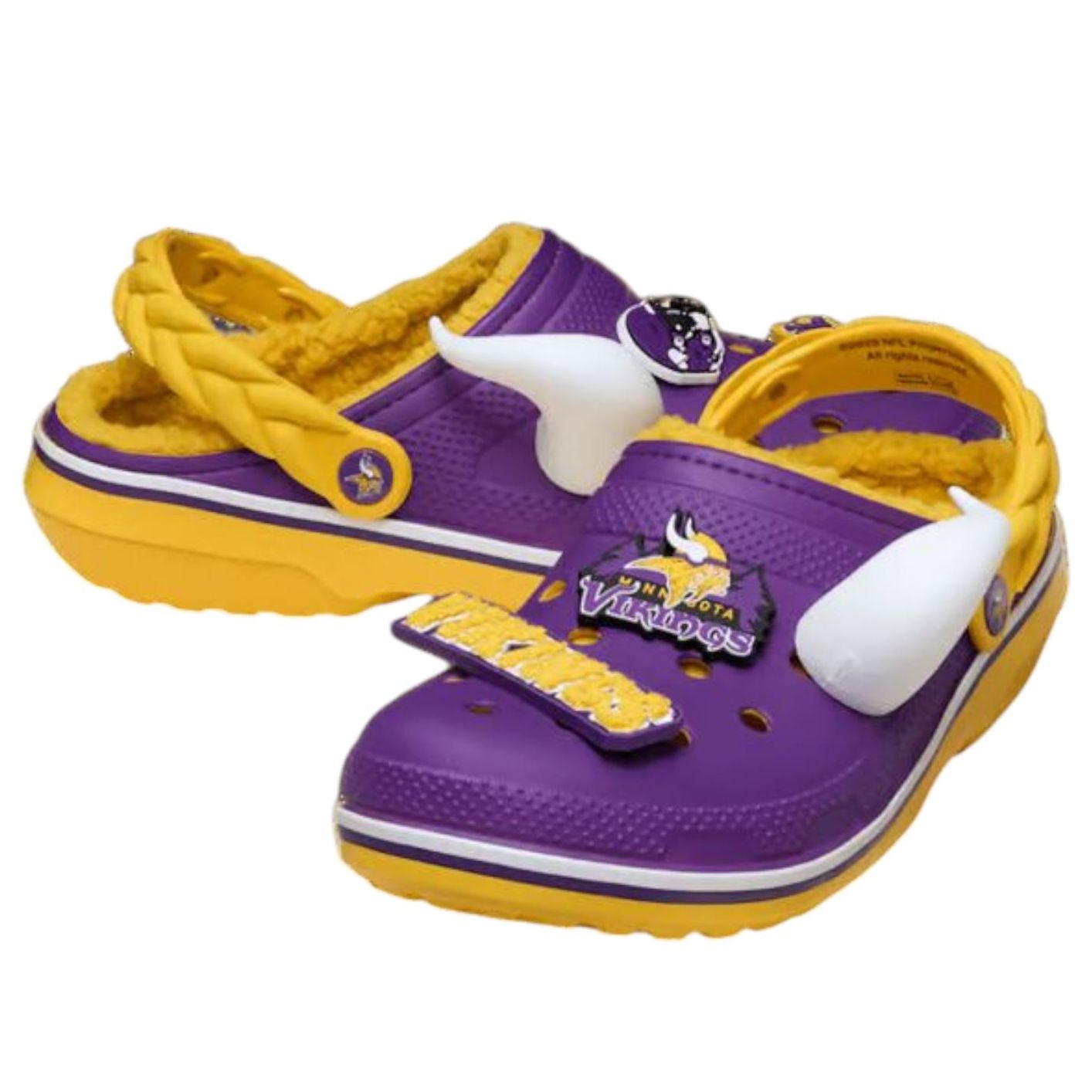 Order Zuecos forrados clásicos NFL x Crocs 'Minnesota Vikings'. 212735-90H