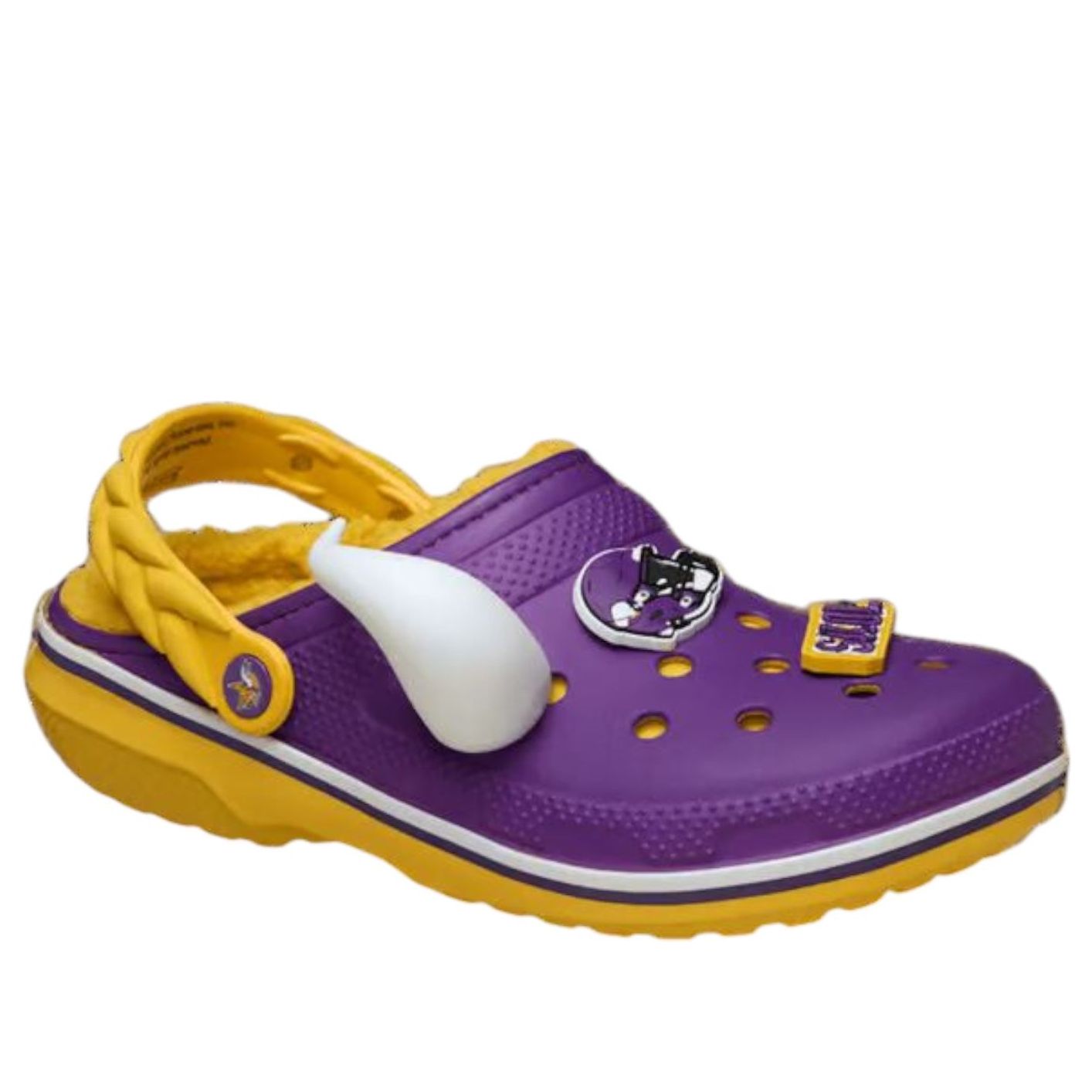 Shop Zuecos forrados clásicos NFL x Crocs 'Minnesota Vikings'. 212735-90H
