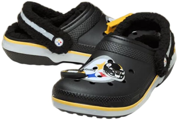 NFL x Crocs Classic Lined Clog 'Pittsburgh Steelers' 212446-90H Order NFL x Crocs Classic Lined Clog 'Pittsburgh Steelers' 212446-90H