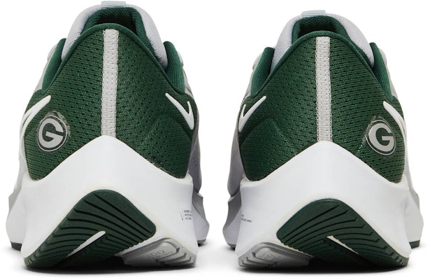Nike Pegasus 38 Air Zoom NFL "Green Bay Packers" 綠灣包裝員 緩震防滑透氣 低筒 跑步鞋 男款 灰綠色 Details for Nike Pegasus 38 Air Zoom NFL "Green Bay Packers" 綠灣包裝員 緩震防滑透氣 低筒 跑步鞋 男款 灰綠色