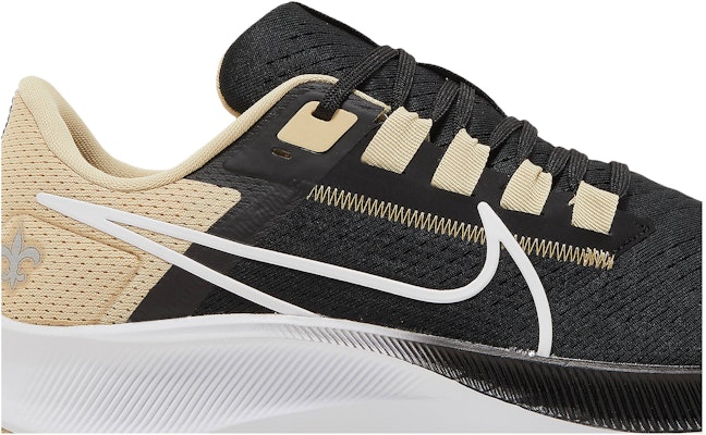 Nike Pegasus 38 NFL “新奥尔良圣徒” 耐磨防滑 低幫 跑步鞋 男款 黑咖色 Order Nike Pegasus 38 NFL “新奥尔良圣徒” 耐磨防滑 低幫 跑步鞋 男款 黑咖色