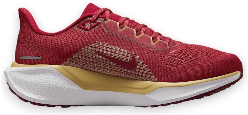 NFL x Nike Air Zoom Pegasus 41 'San Francisco 49ers' IB3186-600 Details for NFL x Nike Air Zoom Pegasus 41 'San Francisco 49ers' IB3186-600