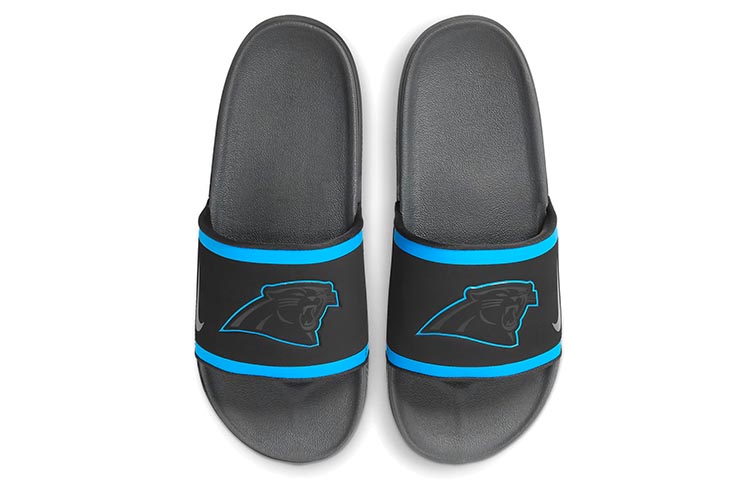 NFL Nike OffCourt Slide 2022 'Carolina Panthers' 圖 3