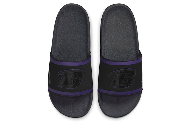 NFL Nike OffCourt Slide 'Baltimore Ravens 2022' 圖 4