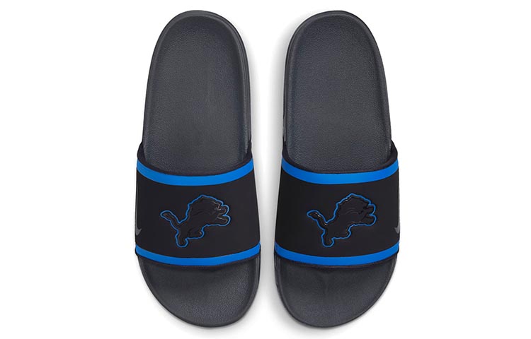 NFL Nike OffCourt Slide 'Detroit Lions 2022' 圖 3
