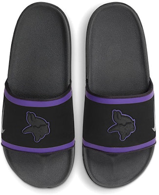 NFL x Nike OffCourt 拖鞋 '明尼苏达维京人 2022' DD0554-001 Lookbook NFL x Nike OffCourt 拖鞋 '明尼苏达维京人 2022' DD0554-001