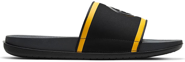Nike Offcourt "NFL 匹茲堡鋼人" 黑黃 拖鞋
Nike Offcourt "NFL Pittsburg 鋼鐵人" 黑黃 拖鞋 Order Nike Offcourt "NFL 匹茲堡鋼人" 黑黃 拖鞋
Nike Offcourt "NFL Pittsburg 鋼鐵人" 黑黃 拖鞋