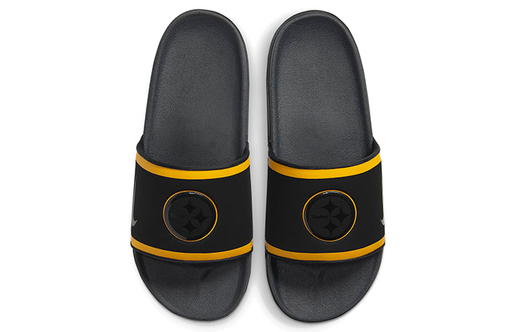 Shop NFL x 나이키 오프코트 슬라이드 '피츠버그 스틸러스' DD0547-001