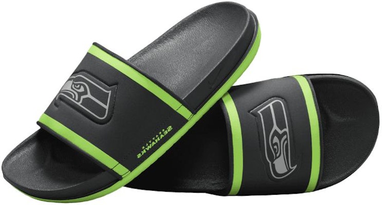 NFL x 나이키 오프코트 슬라이드 '시호크스' DD0545-002 Lookbook NFL x 나이키 오프코트 슬라이드 '시호크스' DD0545-002