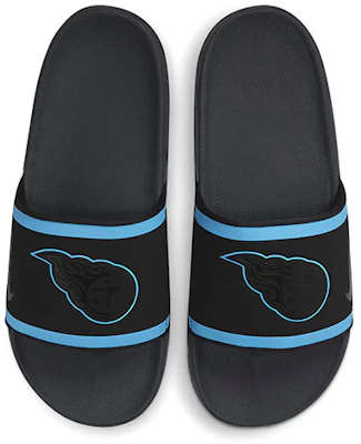 Nike Offcourt "NFL田納西鈦坦" 黑藍 拖鞋 Lookbook Nike Offcourt "NFL田納西鈦坦" 黑藍 拖鞋