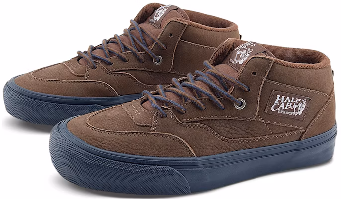 ニック・ミシェル×Vansハーフキャブ'92 茶/紺 VN0A5KYABF1 Order ニック・ミシェル×Vansハーフキャブ'92 茶/紺 VN0A5KYABF1