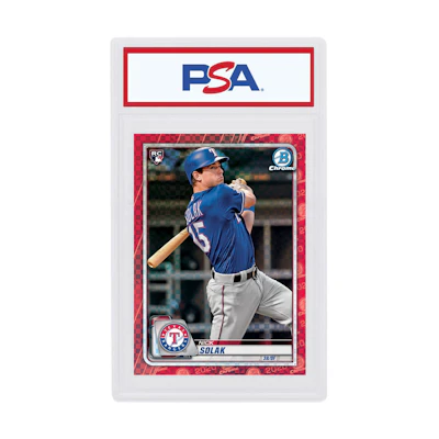Nick Solak 2020 Bowman Chrome X Rookie Red X-Fractor 1/1 #98