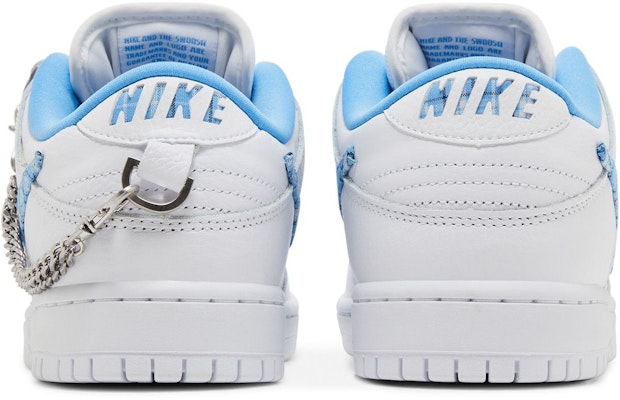 Nicole Hause x Nike Dunk Low Pro SB 'White University Blue' FZ8802-100 Details for Nicole Hause x Nike Dunk Low Pro SB 'White University Blue' FZ8802-100