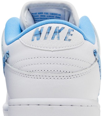 Nicole Hause x Nike Dunk Low Pro SB 'White University Blue' FZ8802-100 Sizing Nicole Hause x Nike Dunk Low Pro SB 'White University Blue' FZ8802-100