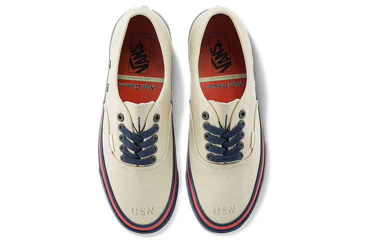 Shop Nigel Cabourn x Vans 原創Authentic LX 'USN' VN0A4BV99RE