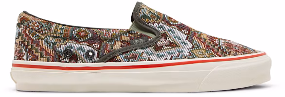 Nigel Cabourn x Vans OG Classic Slip-On LX 'Carpet Green Mix' VN0A45JK9T9 Nigel Cabourn x Vans OG Classic Slip-On LX 'Carpet Green Mix' VN0A45JK9T9