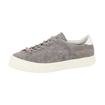 Kenzo Nigo Leather Low-Top Sneaker 'Grey'