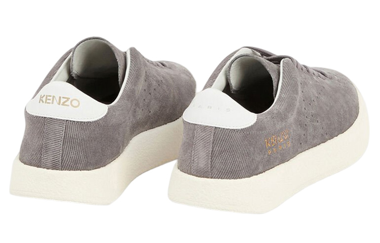 Kenzo Nigo Leather Low-Top Sneaker 'Grey' 圖 3