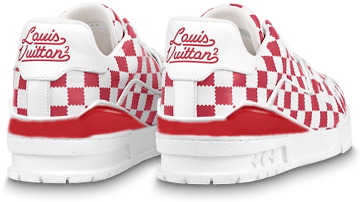 Louis Vuitton x Nigo Sepatu 'Merah Putih Kotak-Kotak' 1A9J85 Lookbook Louis Vuitton x Nigo Sepatu 'Merah Putih Kotak-Kotak' 1A9J85