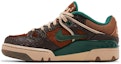 Lookbook Nigo x Nike Air Force 3 Low 'Baroque Brown Fir' Coklat Hitam HQ0260-201