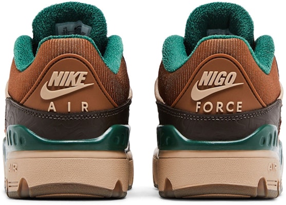 Nigo x Nike Air Force 3 Low '巴洛克棕色常青' HQ0260-201 HQ0260-201 Details for Nigo x Nike Air Force 3 Low '巴洛克棕色常青' HQ0260-201 HQ0260-201