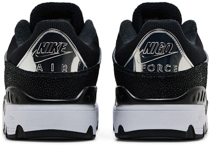 Nigo x Nike Air Force 3 Low 'Black Croc' Hitam Krokodil HF7630-001 Details for Nigo x Nike Air Force 3 Low 'Black Croc' Hitam Krokodil HF7630-001