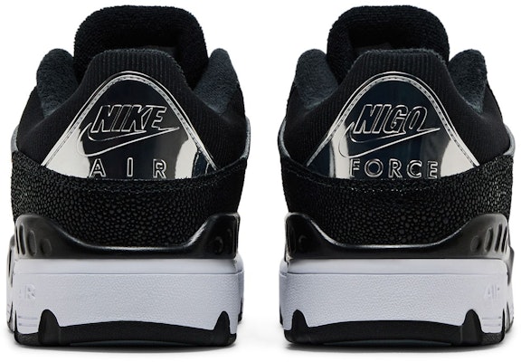 Nigo x Nike Air Force 3 Low「黑色鱷魚皮」 HF7630-001 Details for Nigo x Nike Air Force 3 Low「黑色鱷魚皮」 HF7630-001