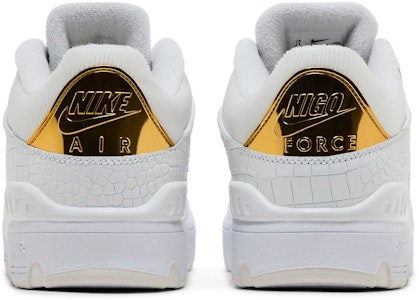 Nigo x Nike Air Force 3 Low 'Putih Emas Metalik' HF7630-100 Details for Nigo x Nike Air Force 3 Low 'Putih Emas Metalik' HF7630-100