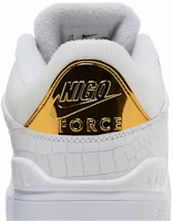 Nigo x Nike Air Force 3 Low “白色金属金” HF7630-100 Sizing Nigo x Nike Air Force 3 Low “白色金属金” HF7630-100