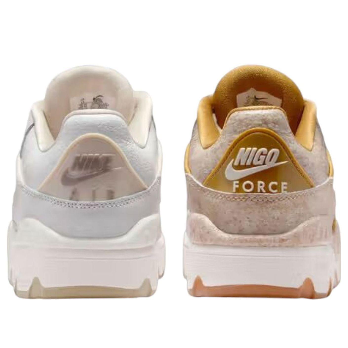 Details for 니고 x 나이키 에어 포스 3 로우 아시아 ''대나무 미디엄 브라운'' IB1801-201