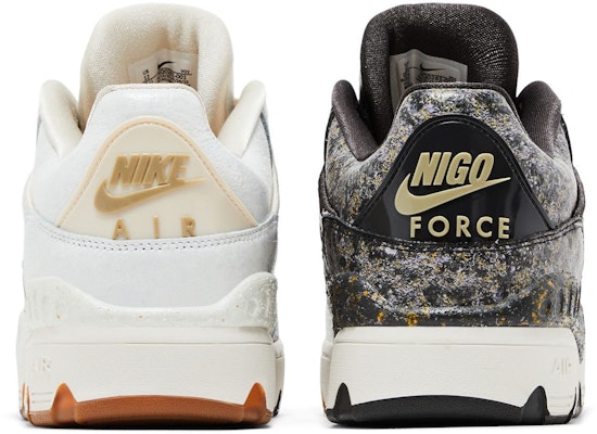 Nigo x Nike Air Force 3 Low SP Kintsugi Phantom Night Stadium Indonesia HQ0261-001 Details for Nigo x Nike Air Force 3 Low SP Kintsugi Phantom Night Stadium Indonesia HQ0261-001