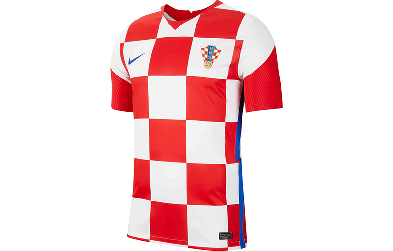 Nike 20-21 Croatia Home Modric Replica Jersey White Retro Soccer Shirt CD0695-100
